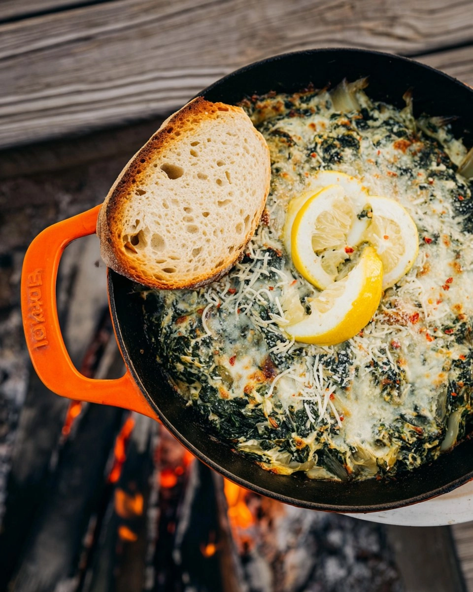 Campfire Spinach Artichoke Dip 64 Campfire Spinach Artichoke Dip