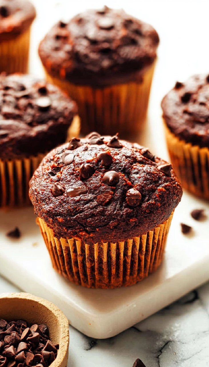 Chocolate Banana Muffins