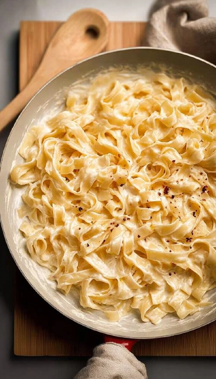 Cottage Cheese Alfredo (High Protein Pasta)