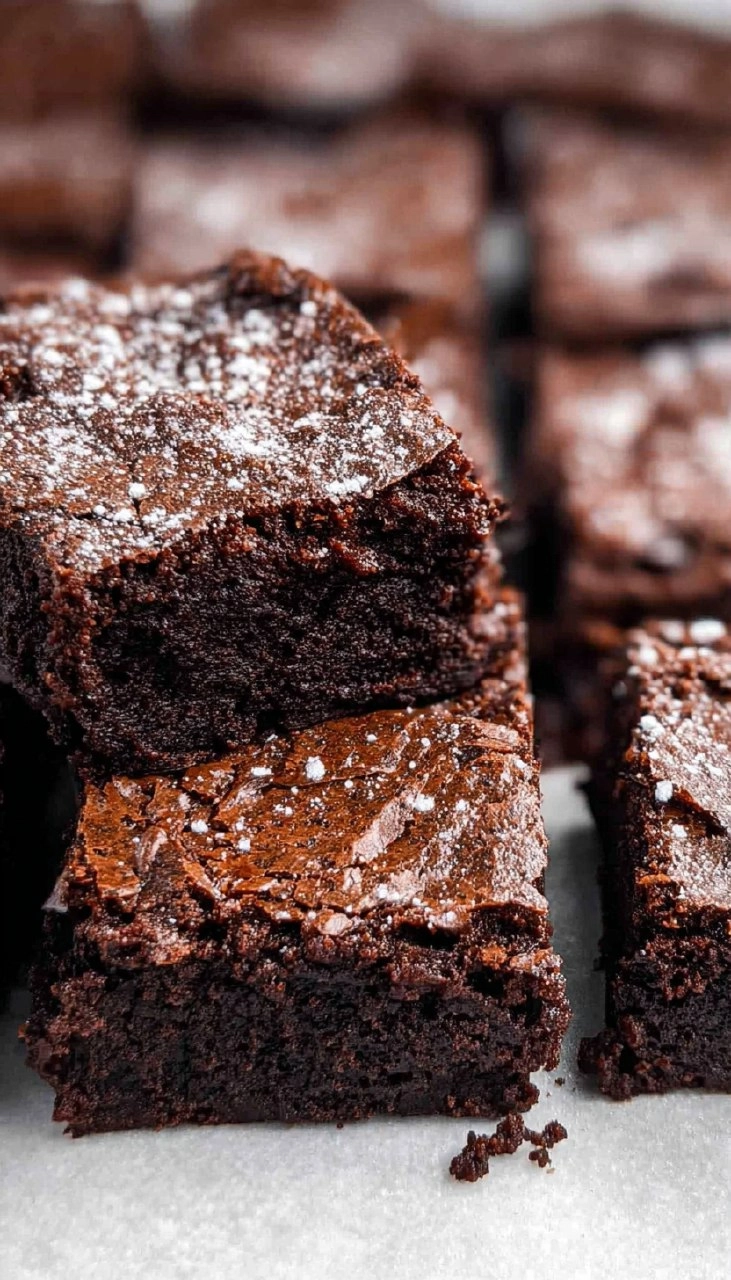 Fudgy Vegan Brownies (Applesauce Brownies) 80 Fudgy Vegan Brownies (Applesauce Brownies)