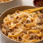 Ground-Beef-Alfredo-Recipe