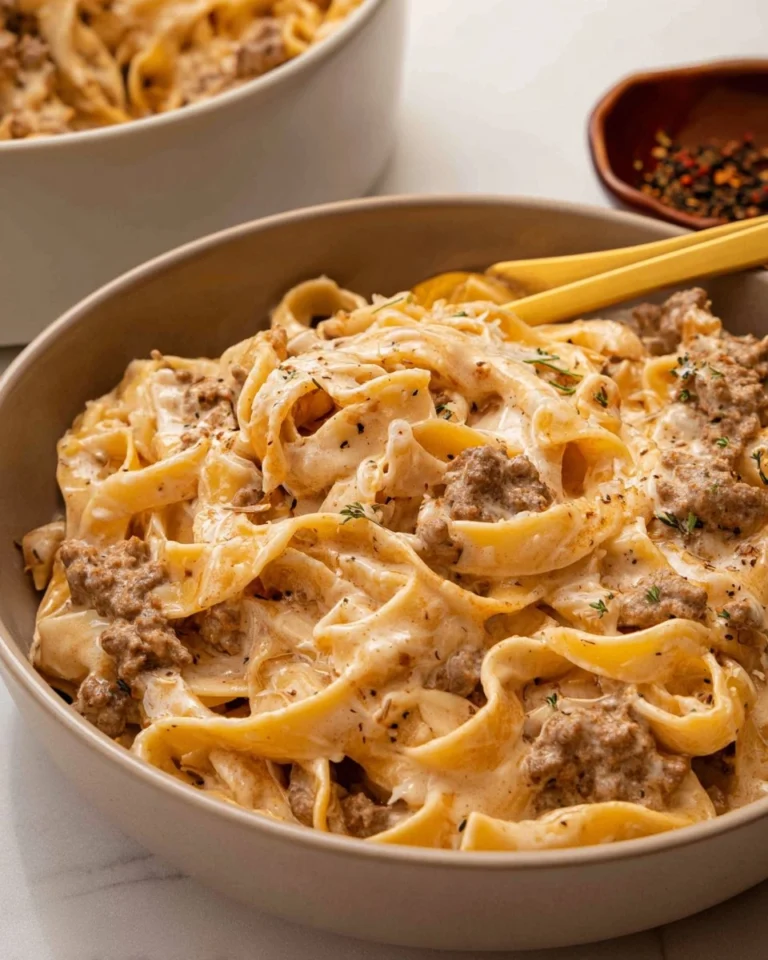 Ground-Beef-Alfredo-Recipe