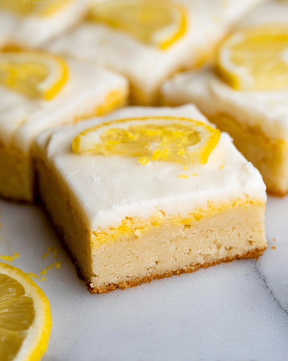 Lemon Sugar Cookie Bars