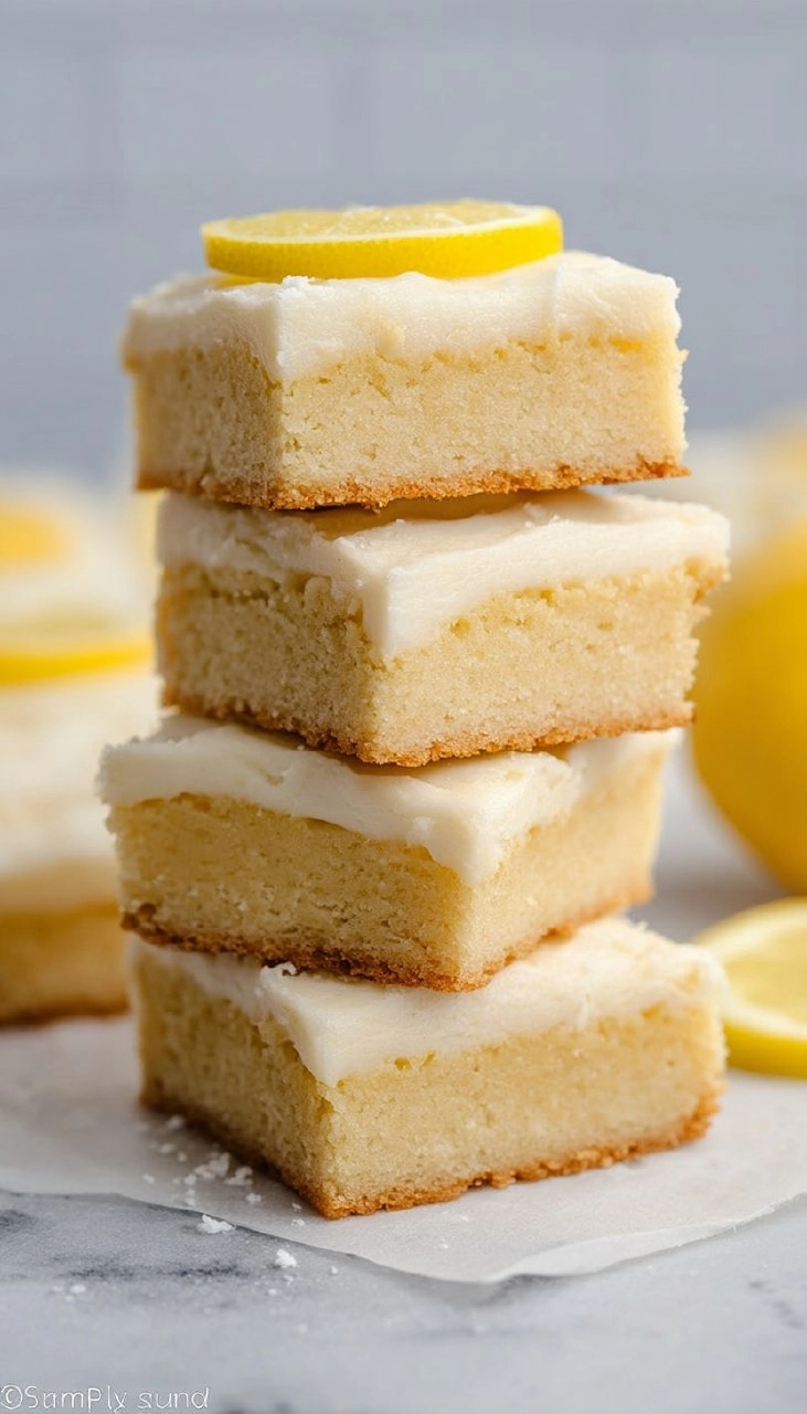 Lemon Sugar Cookie Bars