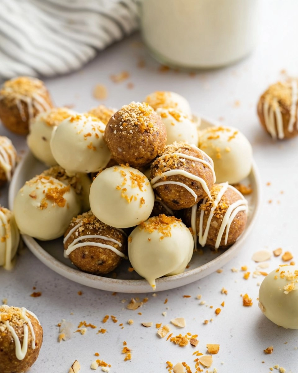 No-Bake Carrot Cake Protein Balls