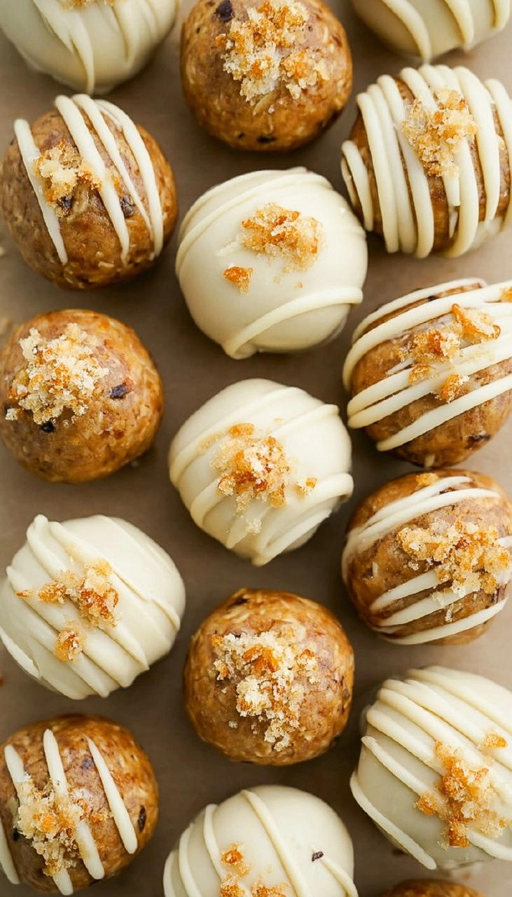 No-Bake Carrot Cake Protein Balls