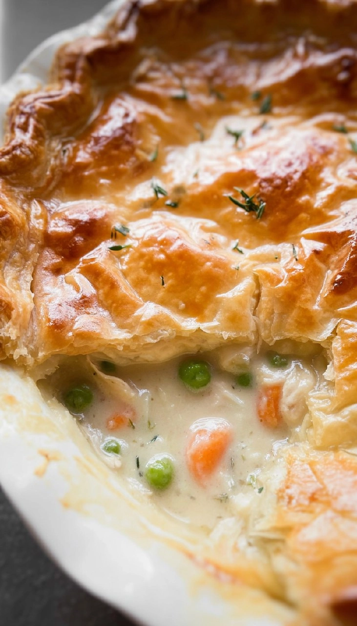 Puff Pastry Chicken Pot Pie