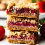 Strawberry-Crumble-Bars-Almond-Flour-Easy-Buttery-Recipe