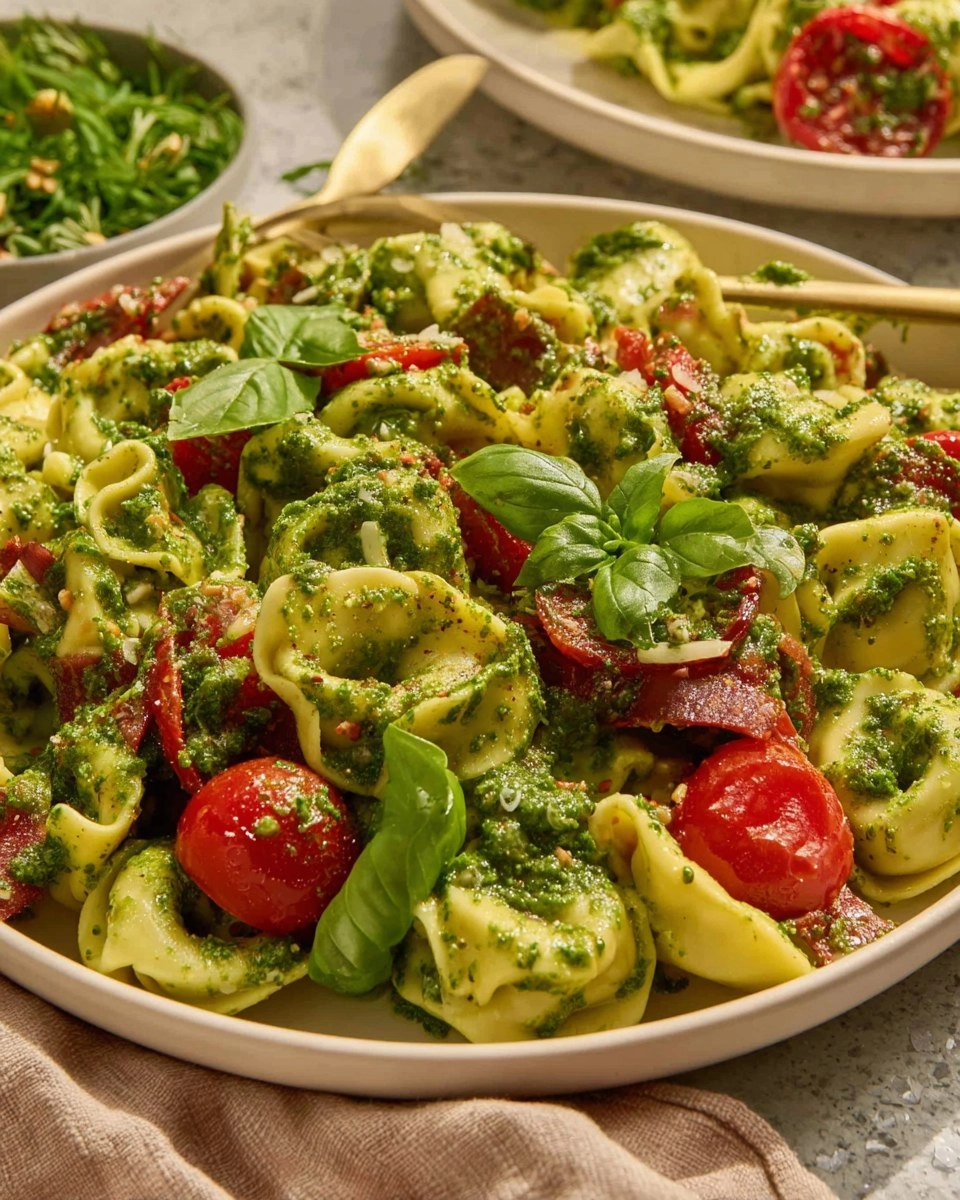 Tortellini Pesto Salad 104 Tortellini Pesto Salad