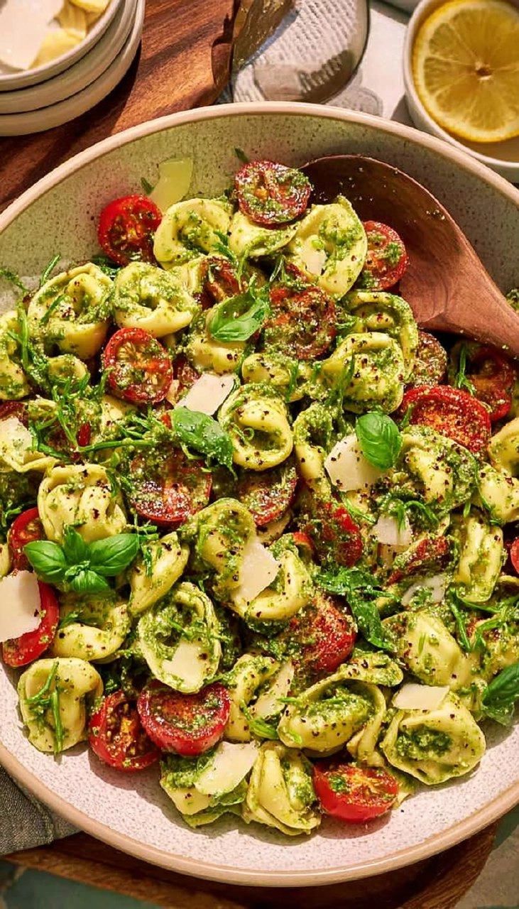 Tortellini Pesto Salad 105 Tortellini Pesto Salad