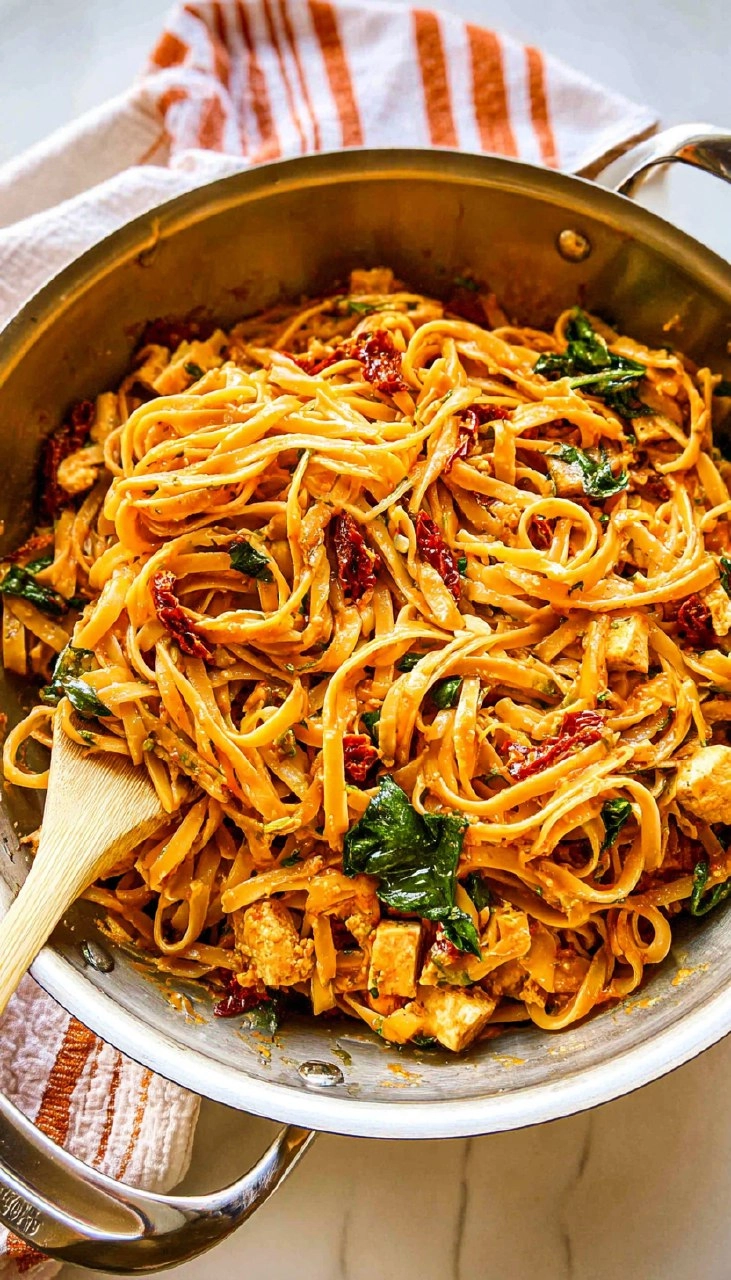 Whole Wheat Sun-Dried Tomato Basil Pasta