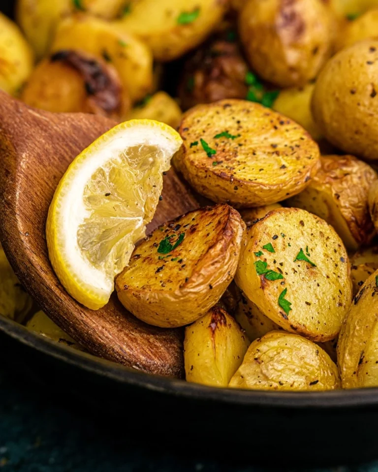 Air-Fryer-Greek-Roasted-Potatoes-Recipe