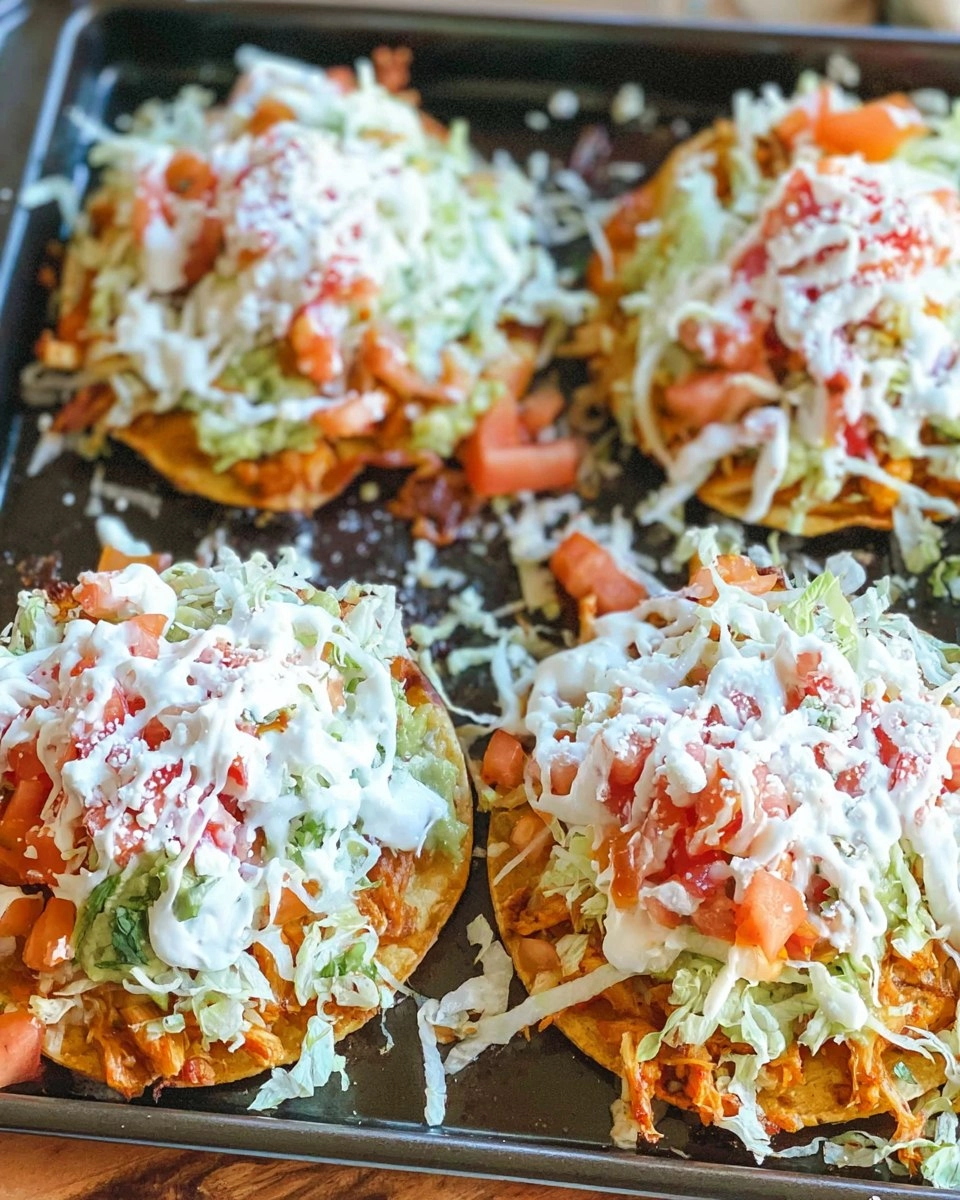 Baked Chicken Tostadas 84 Baked Chicken Tostadas