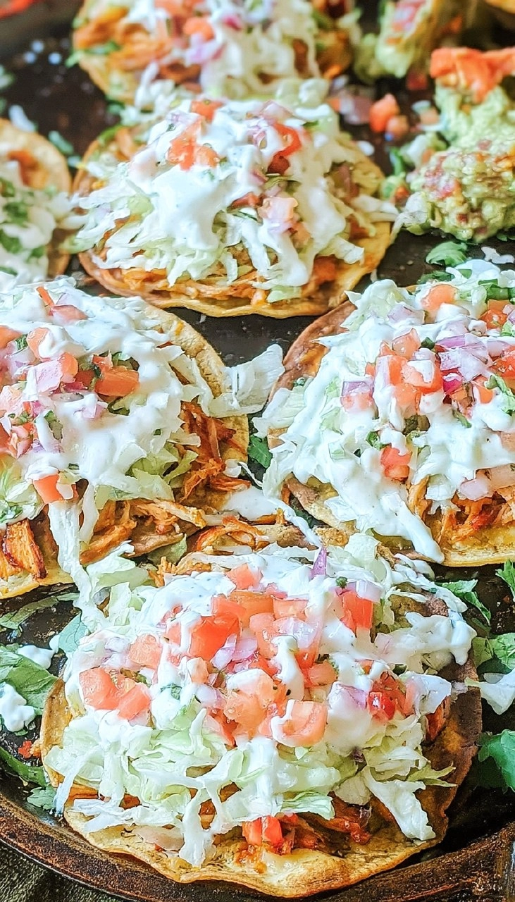Baked Chicken Tostadas 85 Baked Chicken Tostadas
