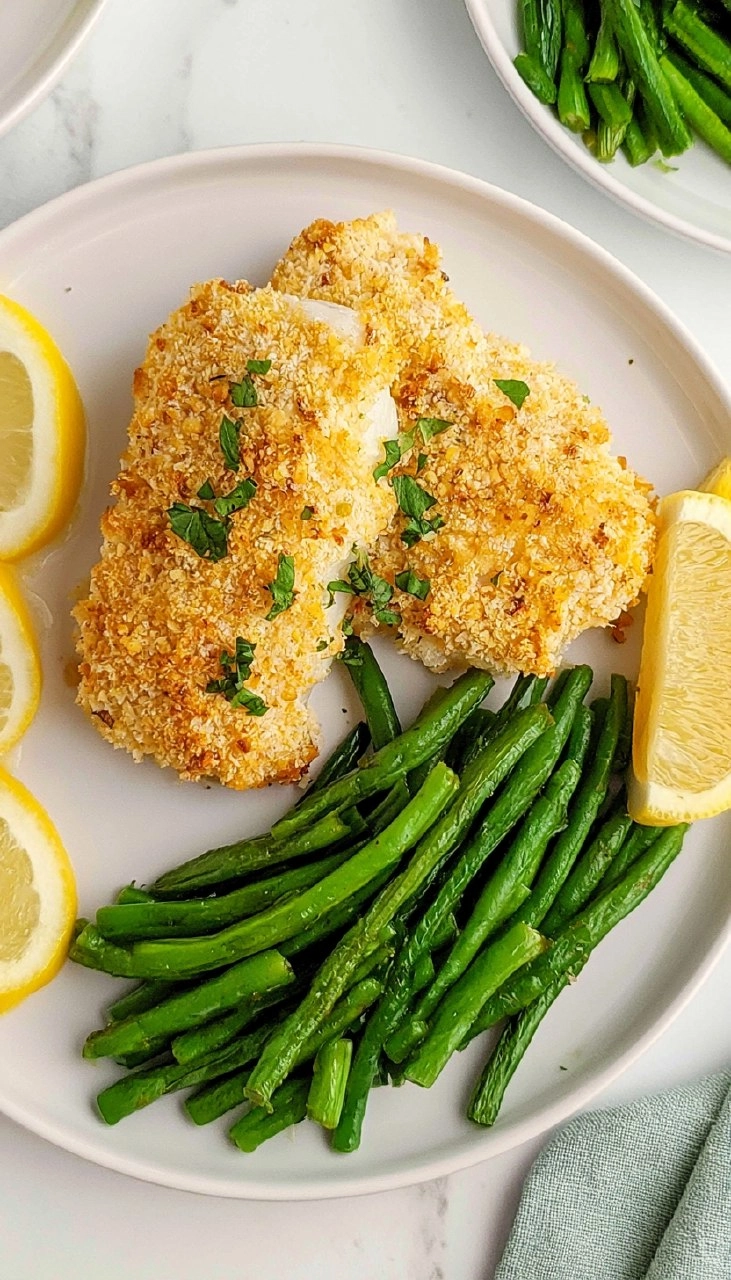 Baked Cod With Panko Bread Crumbs