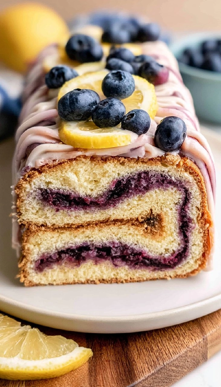 Blueberry Lemon Icebox Cake