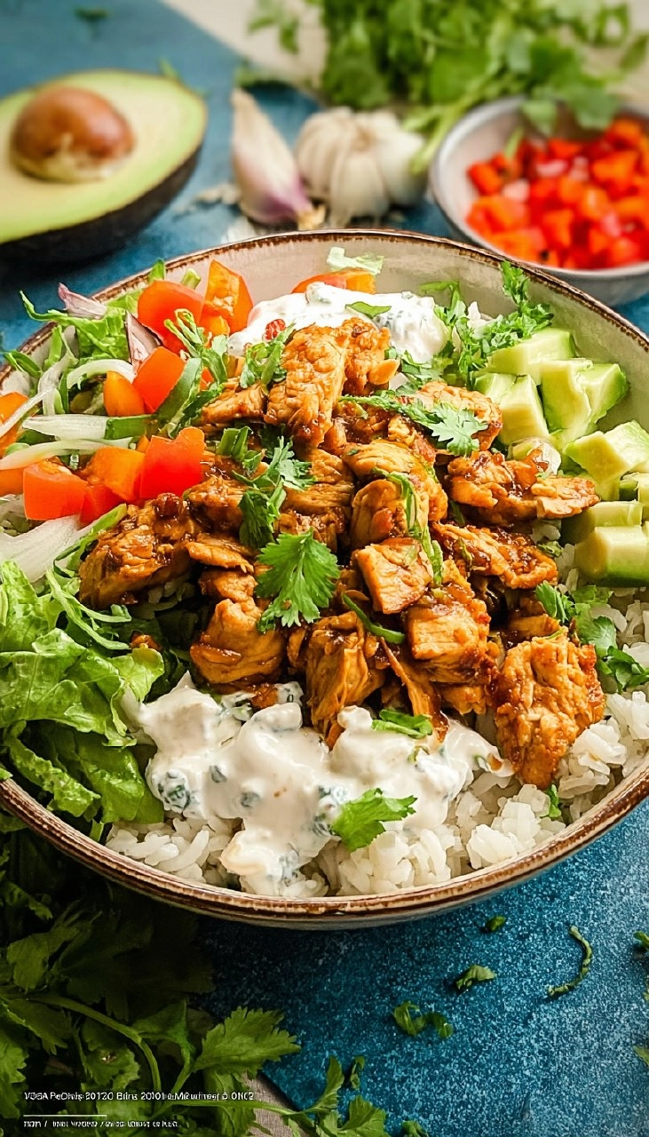 Buffalo Chicken Bowl (With Rice)