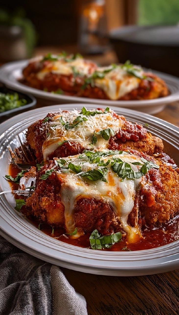Chicken Parmesan | Crispy Baked Italian Comfort Dinner