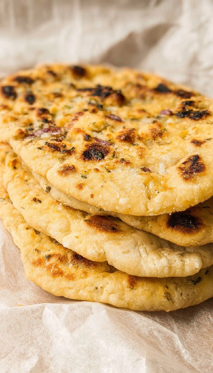 Cottage Cheese Naan Bread