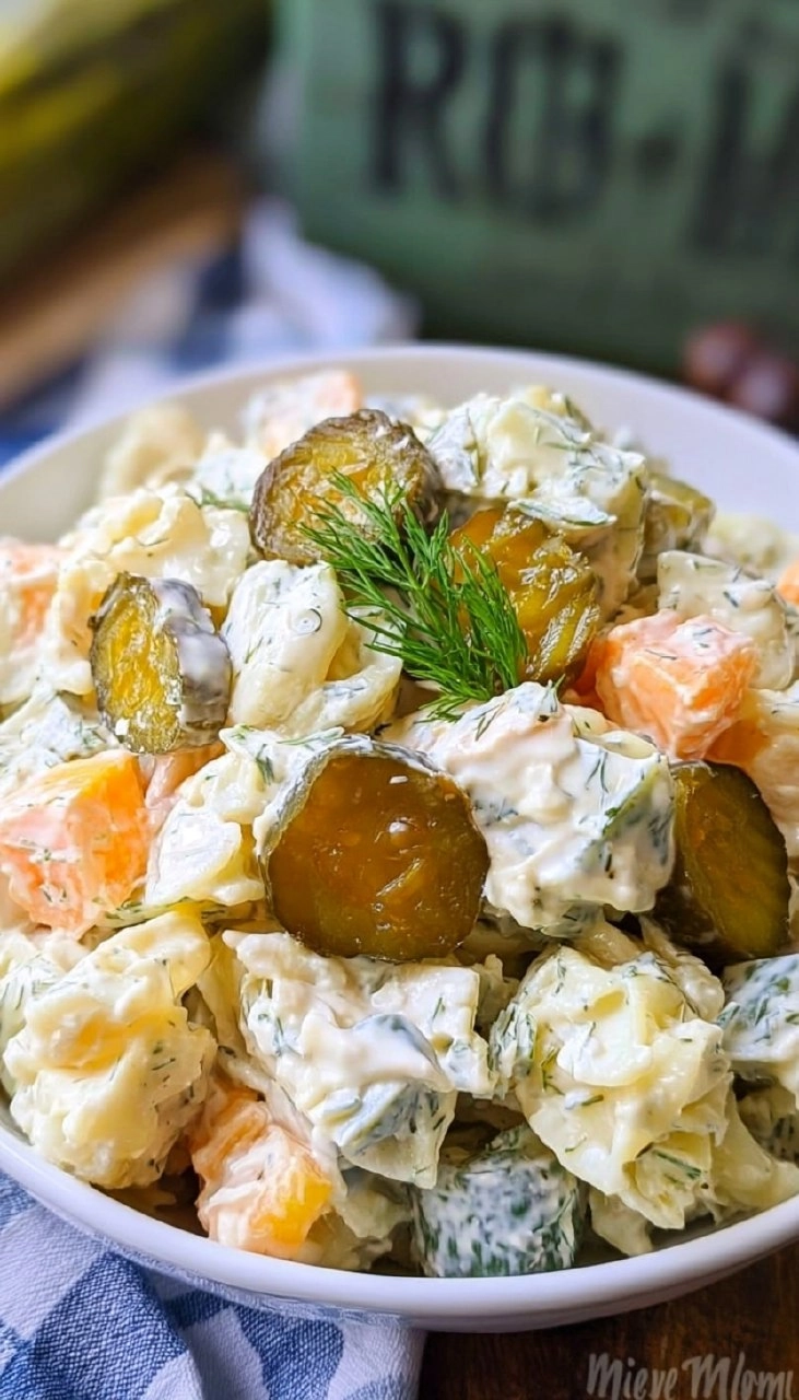 Creamy Dill Pickle Pasta Salad 95 Creamy Dill Pickle Pasta Salad