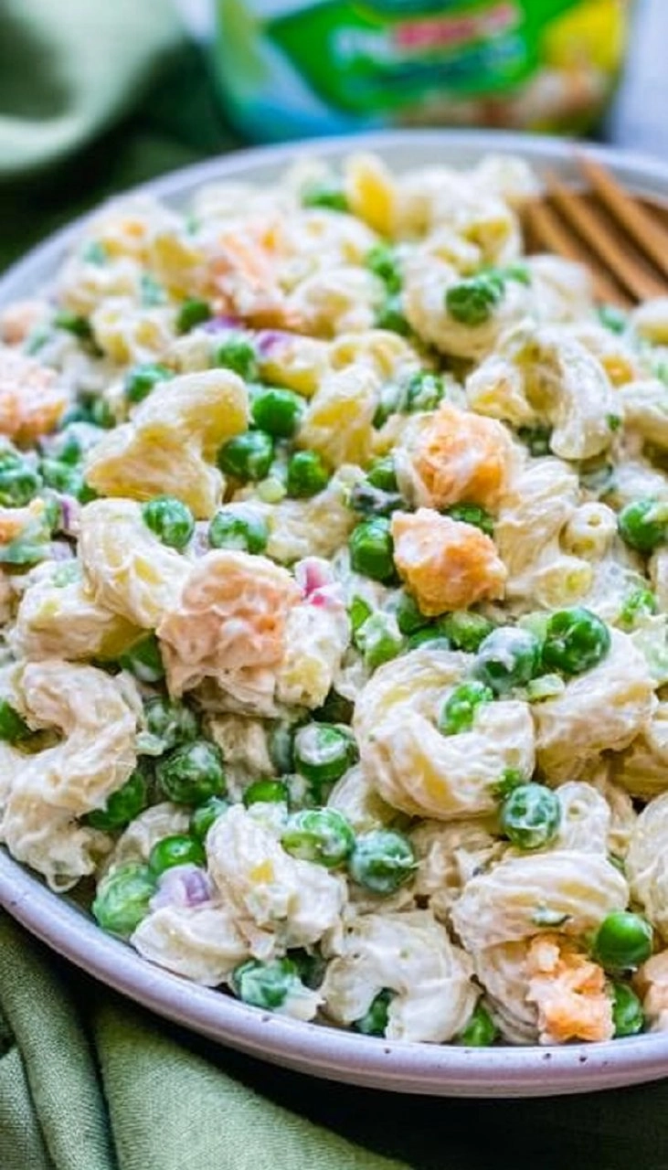 Creamy Ranch Pea Pasta Salad 110 Creamy Ranch Pea Pasta Salad