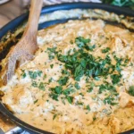Creamy-Smothered-Chicken-and-Rice-Recipe
