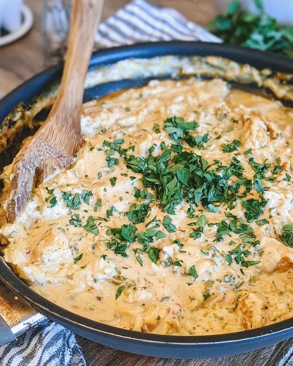 Creamy Smothered Chicken and Rice