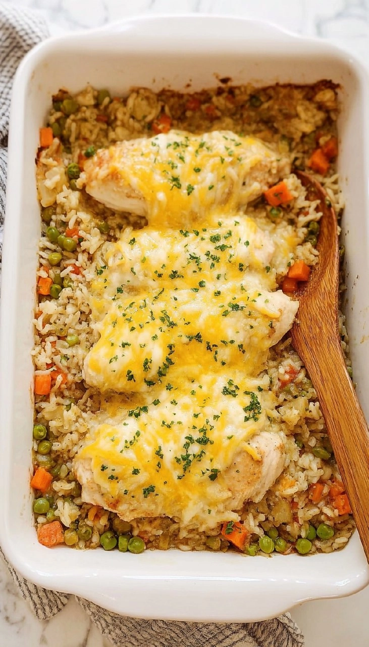 Easy Chicken and Rice Casserole 95 Easy Chicken and Rice Casserole
