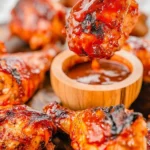 Grilled-BBQ-Chicken-Drumsticks-Sticky-Smoky-Summer-Cookout-Chicken-Recipe