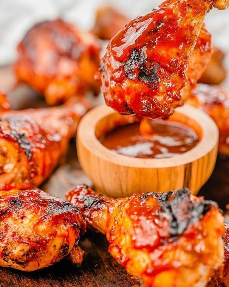 Grilled-BBQ-Chicken-Drumsticks-Sticky-Smoky-Summer-Cookout-Chicken-Recipe