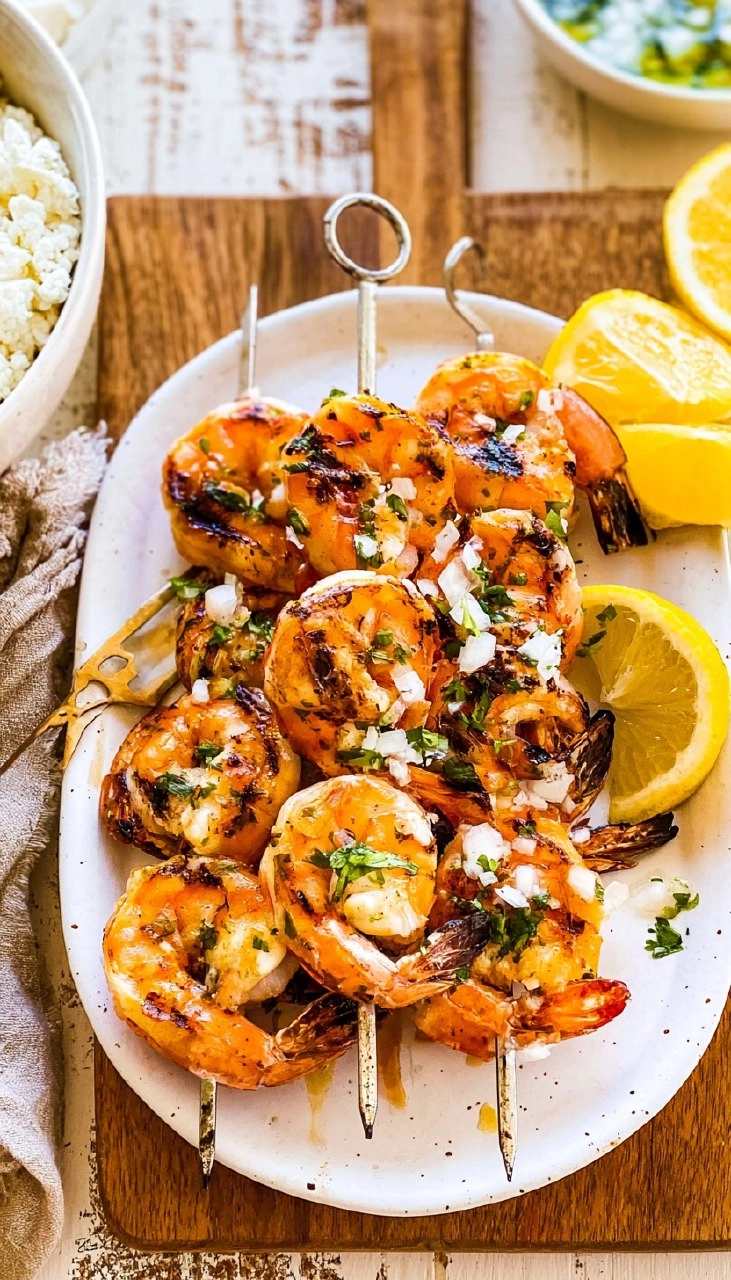 Grilled Shrimp Skewers | Easy Summer BBQ Seafood Appetizer