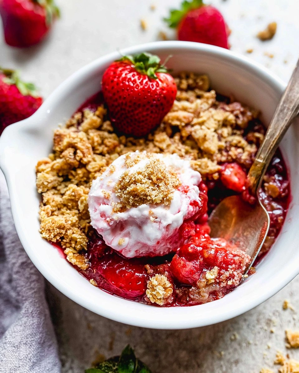 Healthy-Strawberry-Crisp-Gluten-Free-Easy-Almond-Flour-Crumble-Recipe
