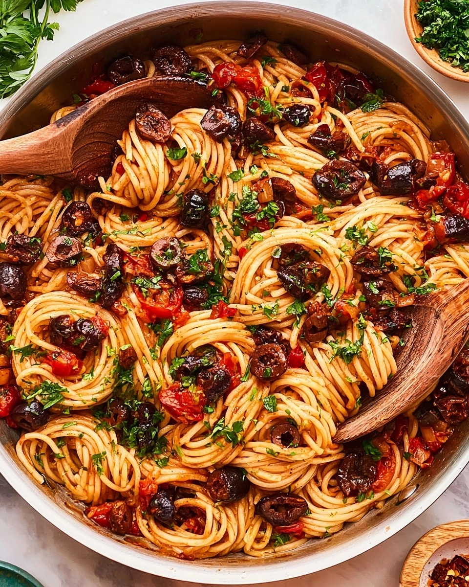 Pasta Puttanesca 109 Pasta Puttanesca
