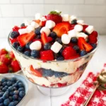 Red White and Blue Cheesecake Salad | Patriotic No-Bake Dessert for the 4th of July 91 Red-White-and-Blue-Cheesecake-Salad-Patriotic-No-Bake-Dessert-for-the-4th-of-July-Recipe