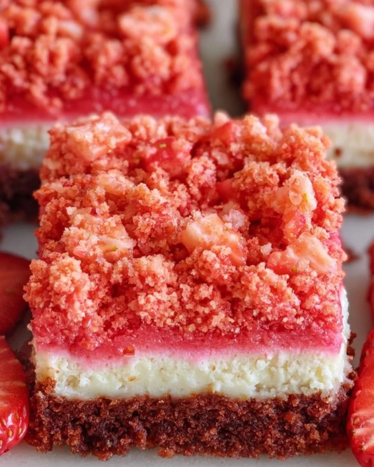 Strawberry-Crunch-Cheesecake-Brownies-Recipe