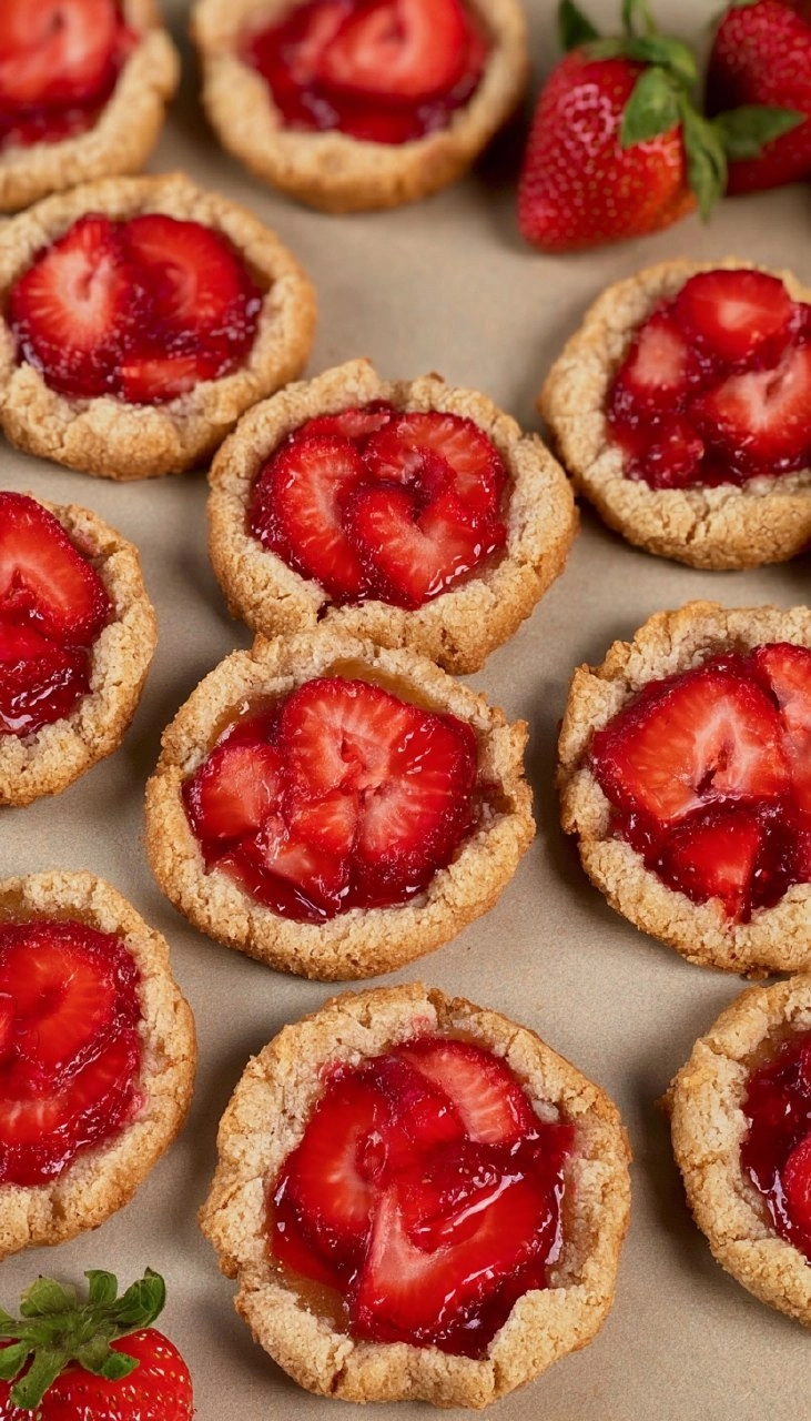 Vegan Strawberry Pie Cookies