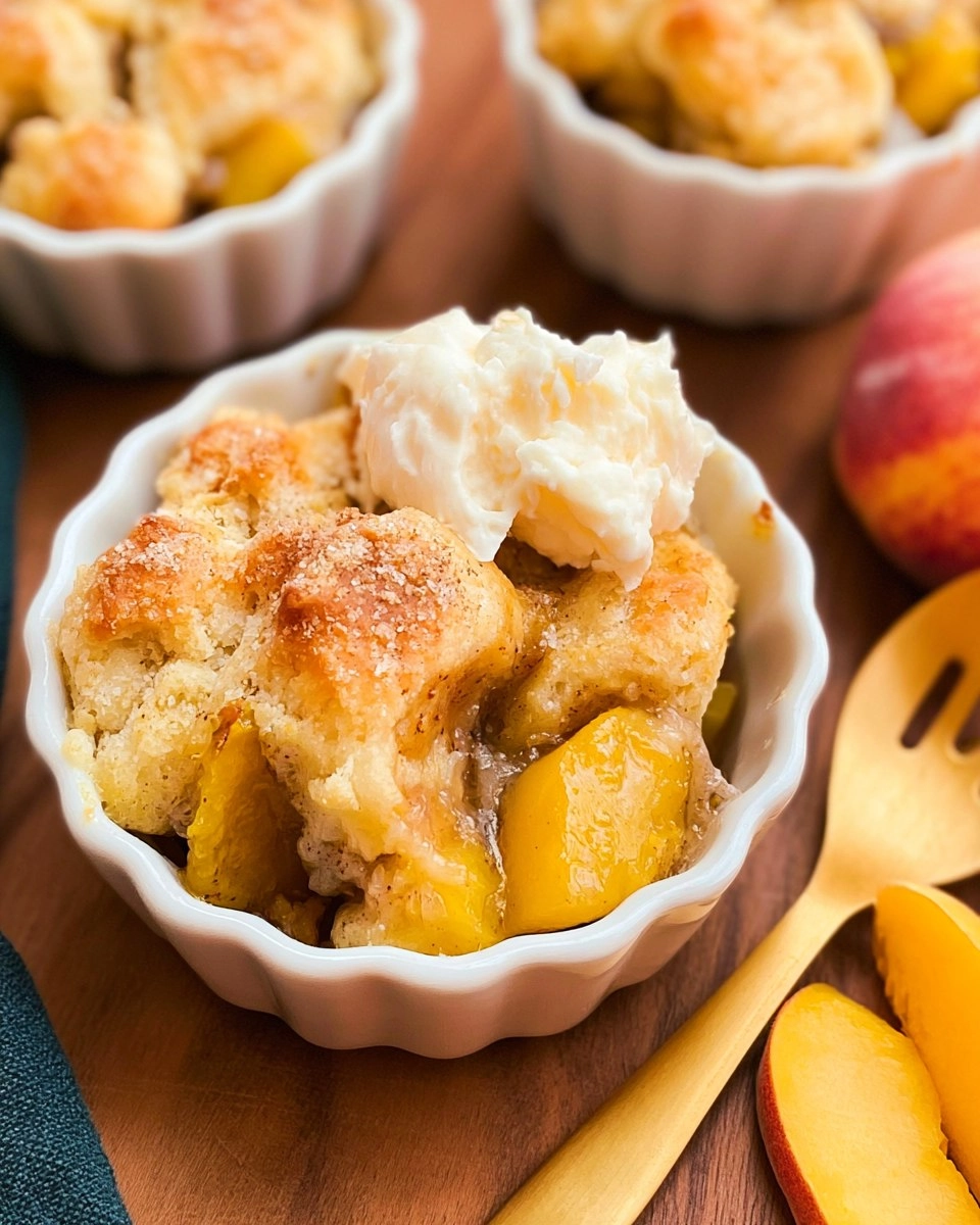 Air Fryer Mini Peach Cobbler 2 Air-Fryer-Mini-Peach-Cobbler-Recipe