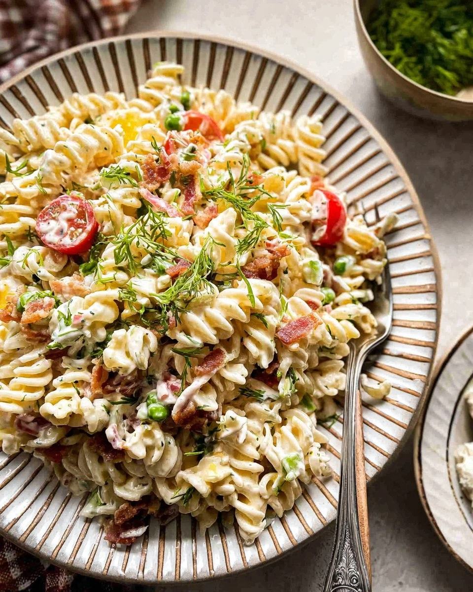 Bacon Ranch Pasta Salad 114 Bacon Ranch Pasta Salad