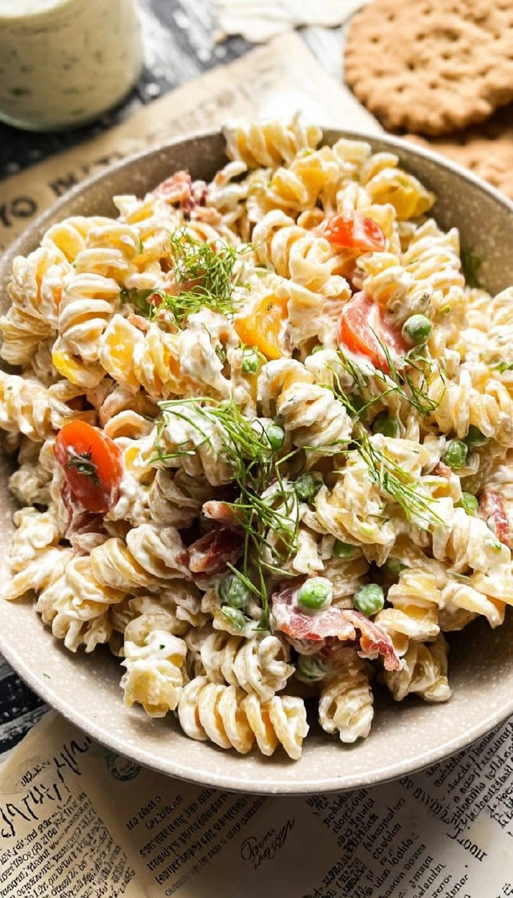 Bacon Ranch Pasta Salad 115 Bacon Ranch Pasta Salad