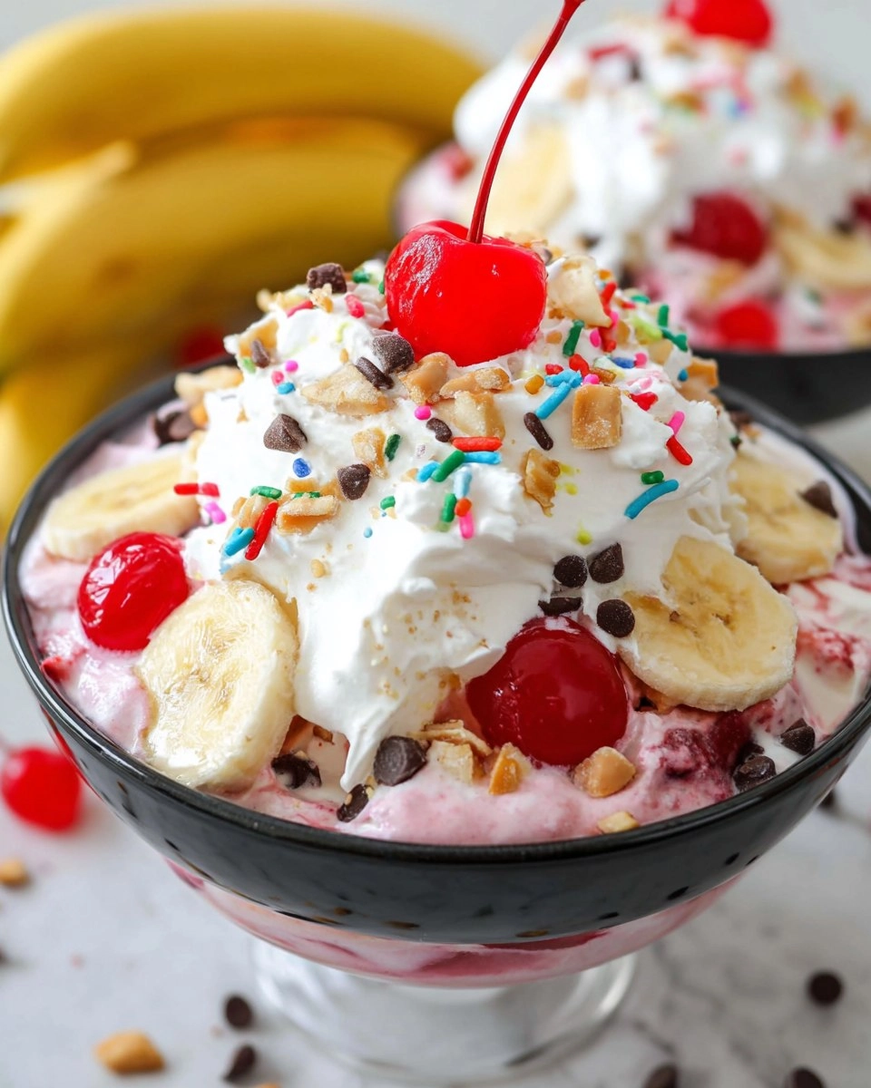 Banana Split Fluff Salad 79 Banana Split Fluff Salad