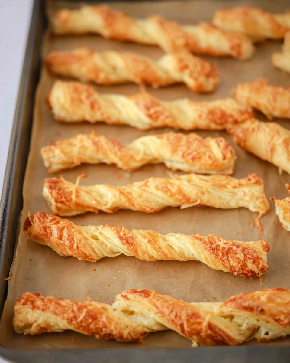 Cheese Twists with Puff Pastry 79 Cheese Twists with Puff Pastry