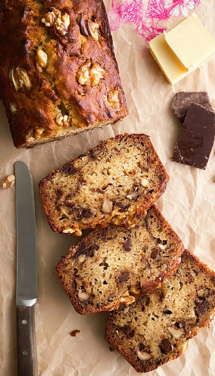 Chocolate Chip Walnut Banana Bread 115 Chocolate Chip Walnut Banana Bread