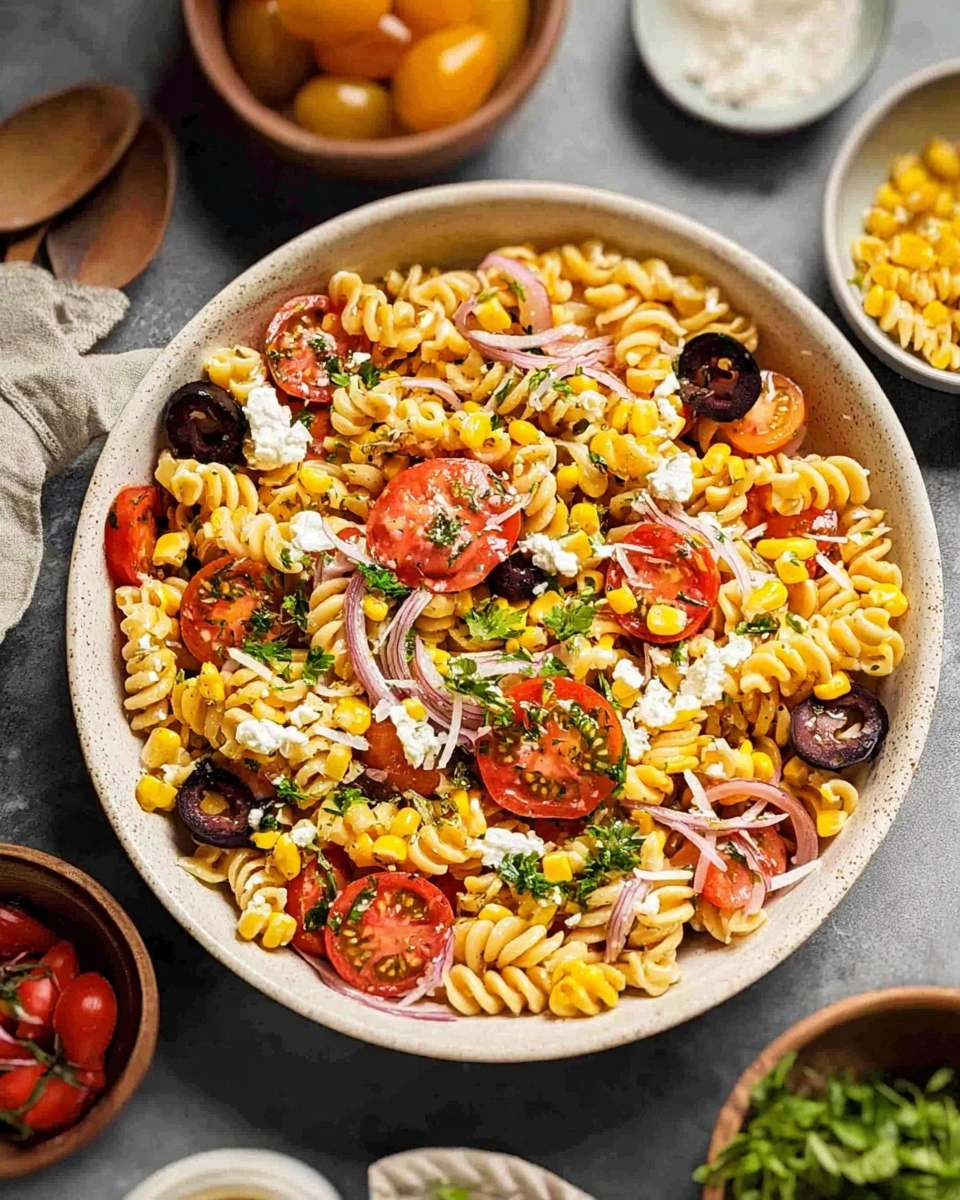Corn and Tomato Pasta Salad 32 Corn-and-Tomato-Pasta-Salad-Recipe