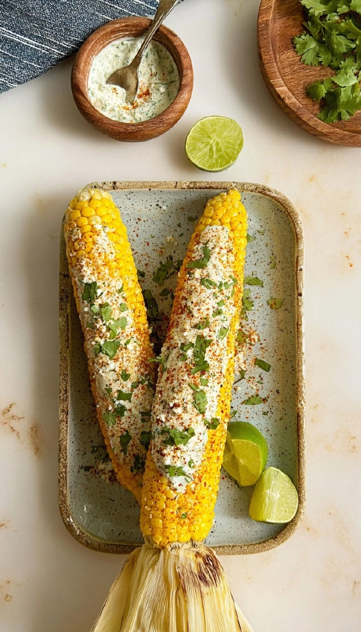 Creamy Cilantro Lime Corn 65 Creamy Cilantro Lime Corn