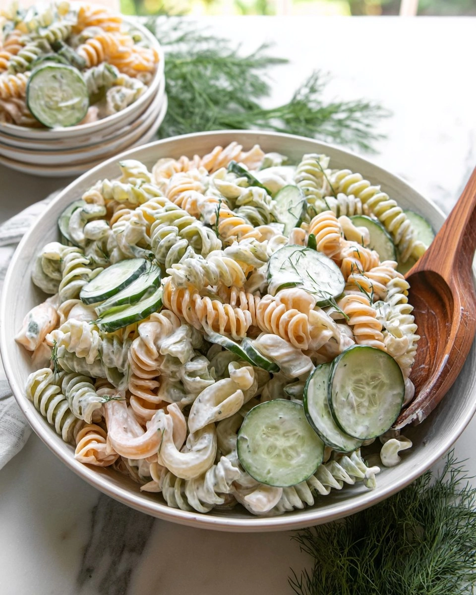 Creamy Cucumber Pasta Salad 79 Creamy Cucumber Pasta Salad
