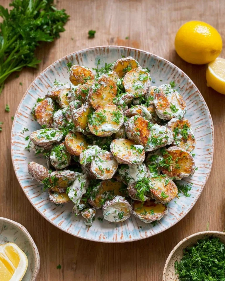 Crispy-Potato-Salad-with-Creamy-Herb-Yogurt-Dressing-Recipe
