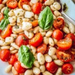 Easy Caprese White Bean Salad 66 Easy-Caprese-White-Bean-Salad-Recipe