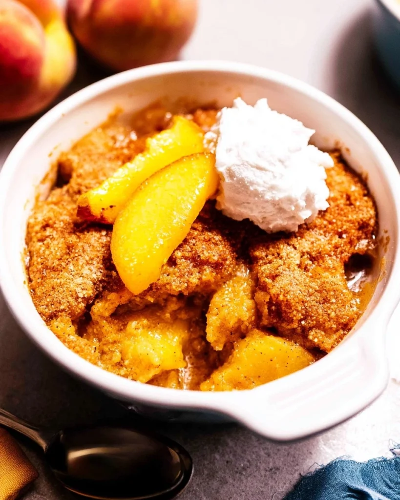 Easy-Peach-Cobbler-Gluten-Free-Naturally-Sweetened-Recipe