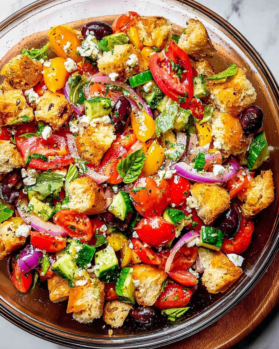 Greek-Style Bread Salad 99 Greek-Style Bread Salad