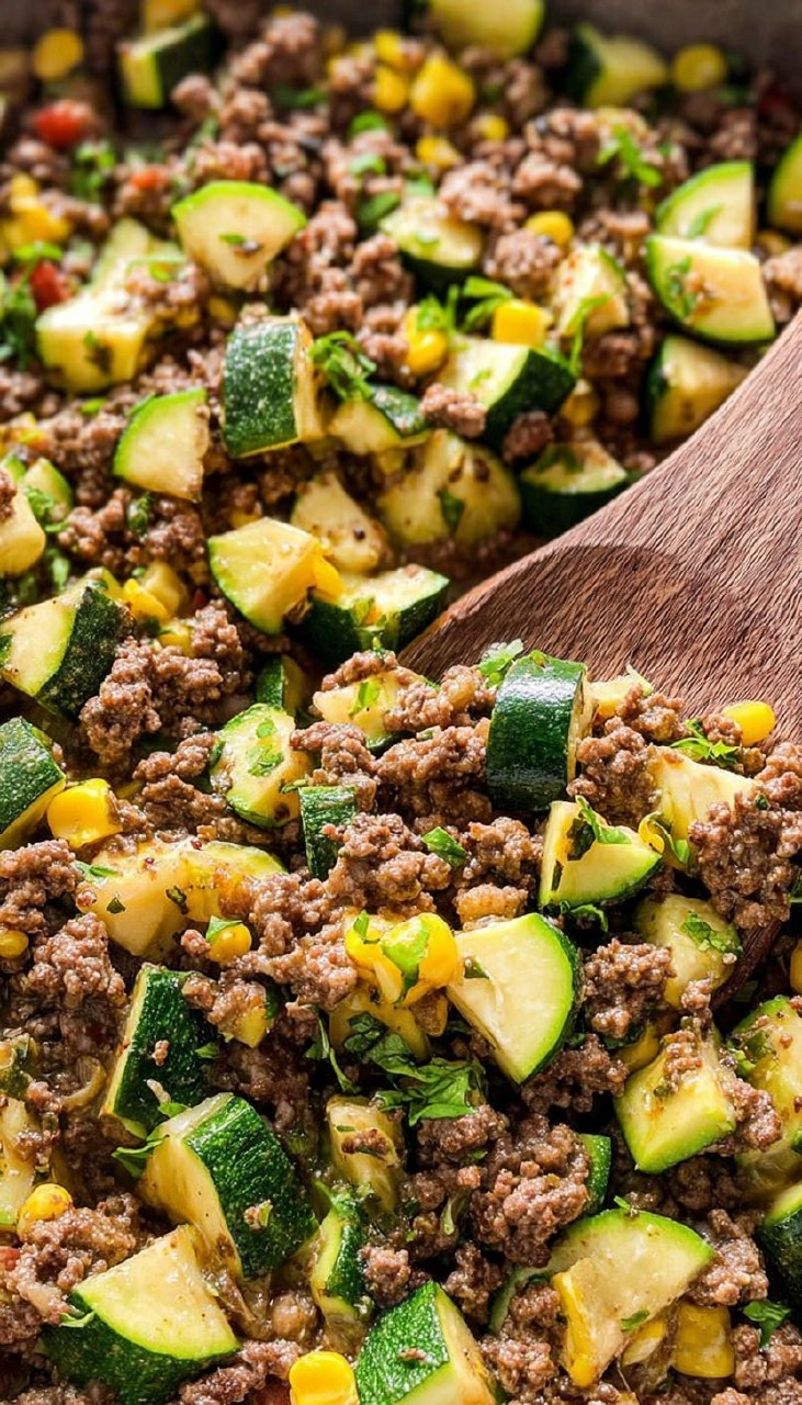 Ground Beef and Zucchini Skillet 90 Ground Beef and Zucchini Skillet